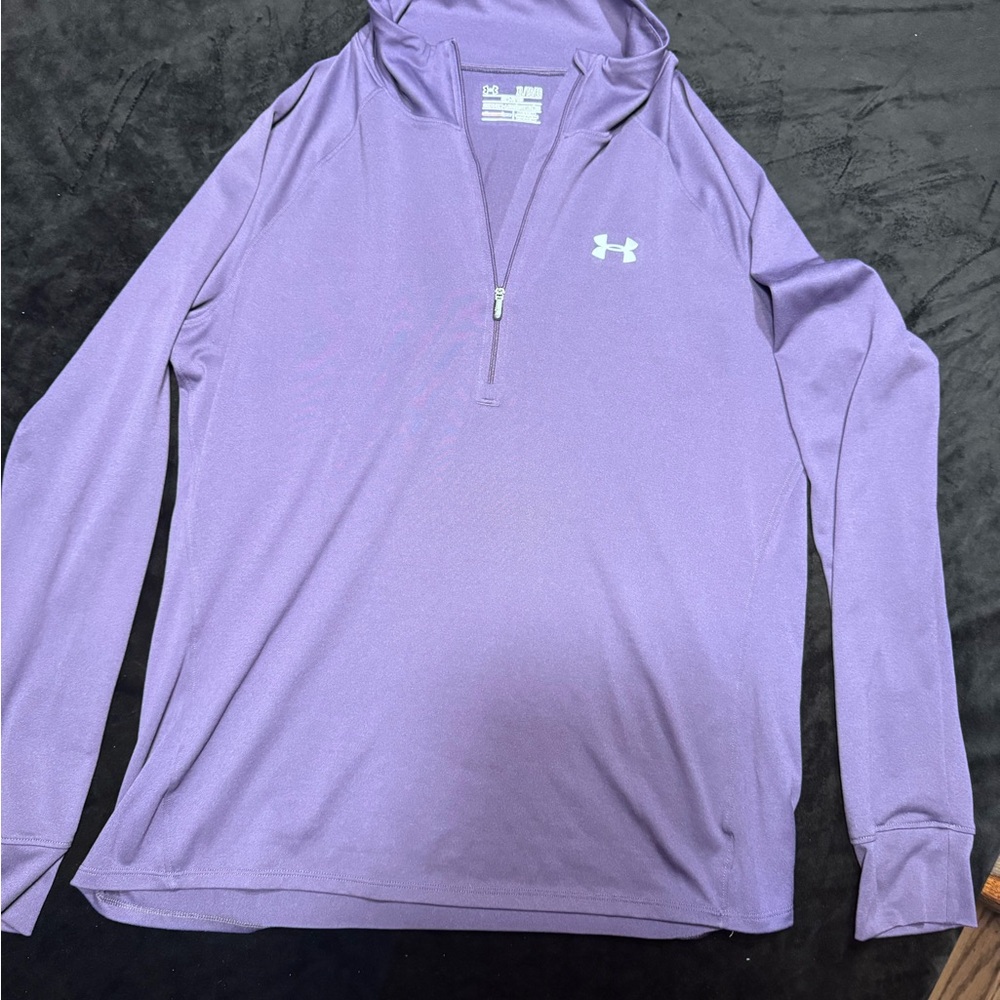 Under Armour Violet Half-Zip Performance Top